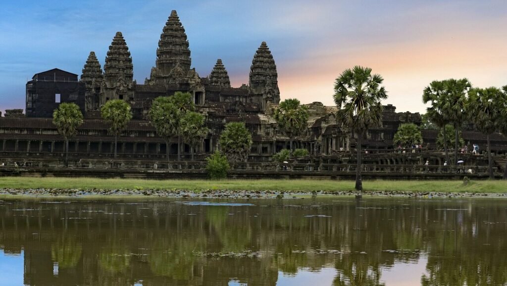 cambodia, antenna beveled, siem reap, palm leaves, landscape, asia, siem reap, siem reap, siem reap, siem reap, siem reap